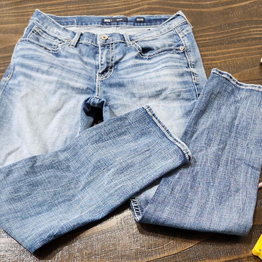 BKE Light Blue Straight Leg Jeans